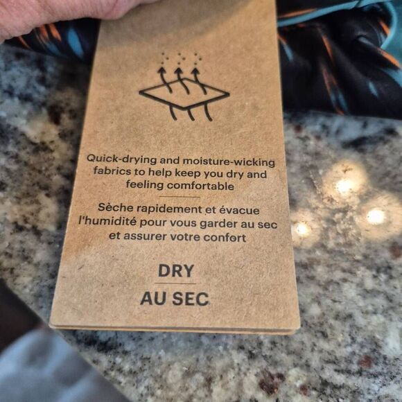 Asics Women's Black, Orange & Turquoise Poly/Spandex Athletic Sports Bra NEW NWT - Picture 11 of 12